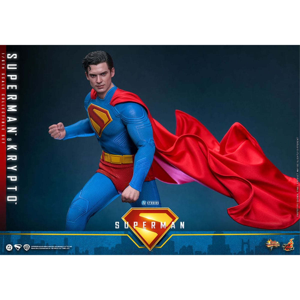 Superman (2025) Movie Masterpiece 1/6 Superman & Krypto -Action Figuuri