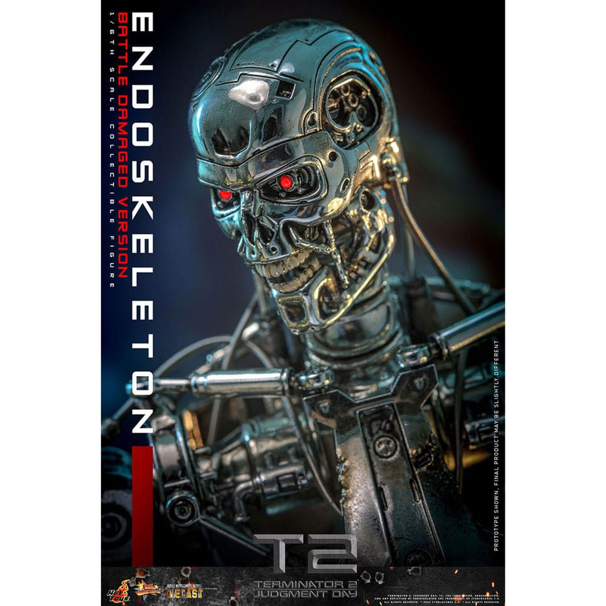 Terminator 2: Judgment Day Movie Masterpiece 1/6 Endoskeleton (Battle Damaged Version) -Action Figure