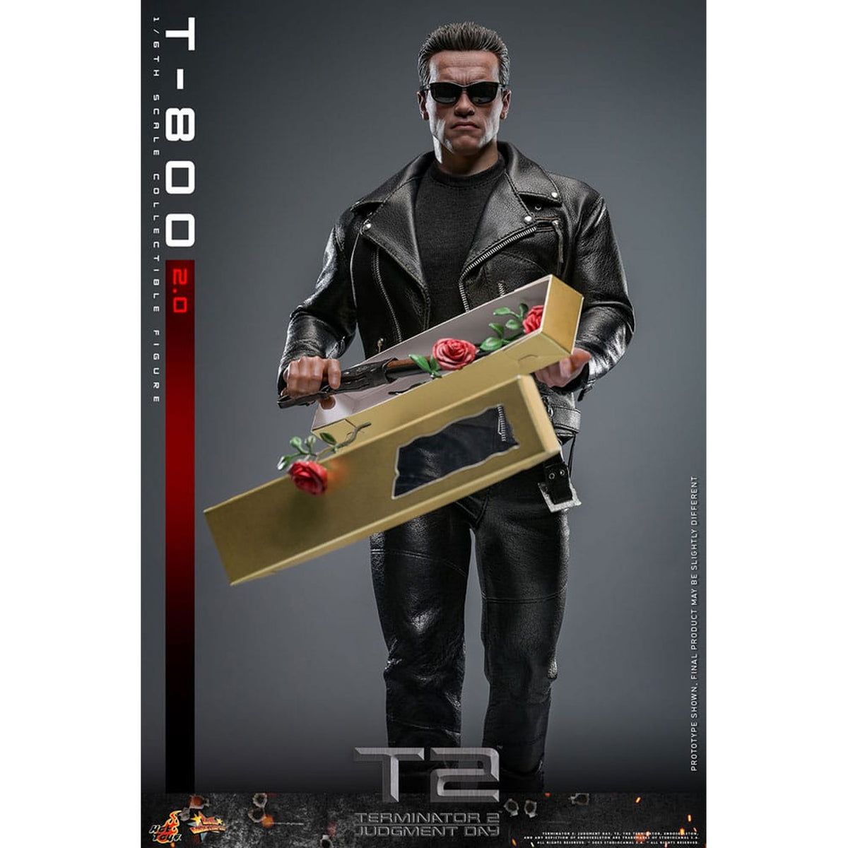 Terminator 2 Movie Masterpiece 1/6 T-800 2.0 -Action Figuuri
