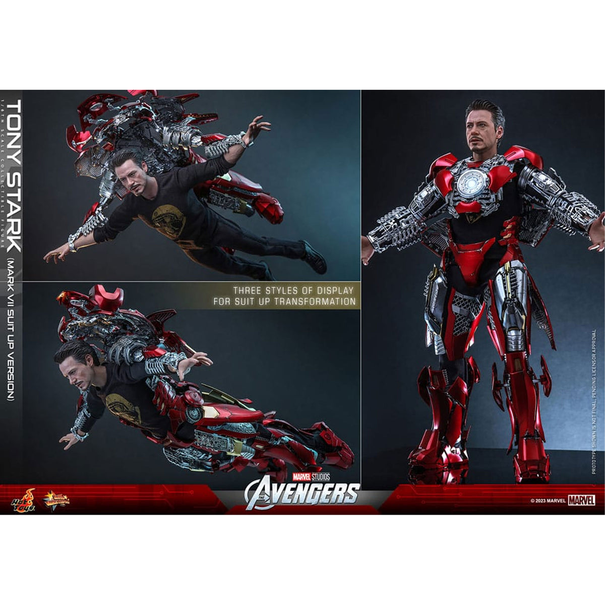 The Avengers Movie Masterpiece Action Figure 1/6 Tony Stark (Mark VII Suit-Up Version)
