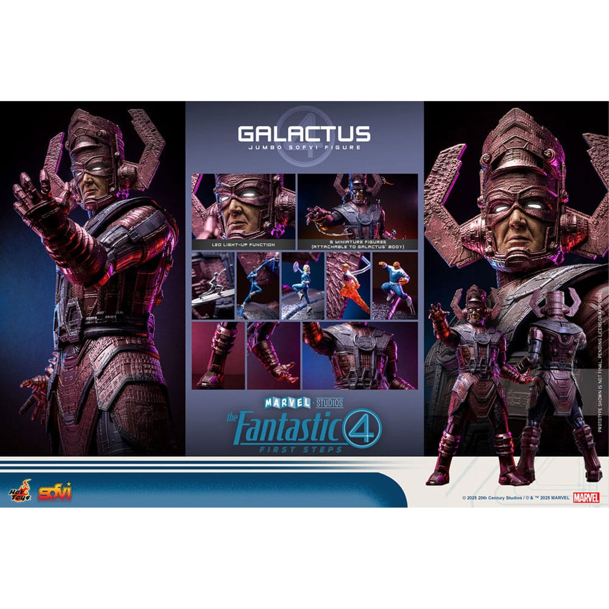 The Fantastic Four: First Steps Jumbo Sofvi Masterpiece Vinyl Galactus -Figuuri