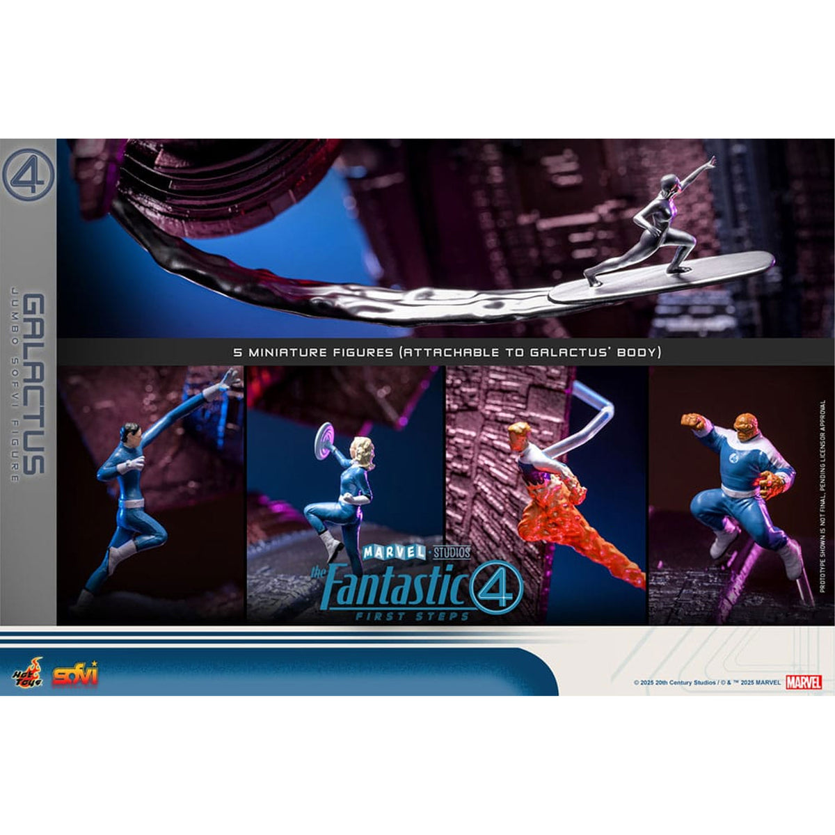 The Fantastic Four: First Steps Jumbo Sofvi Masterpiece Vinyl Galactus -Figuuri
