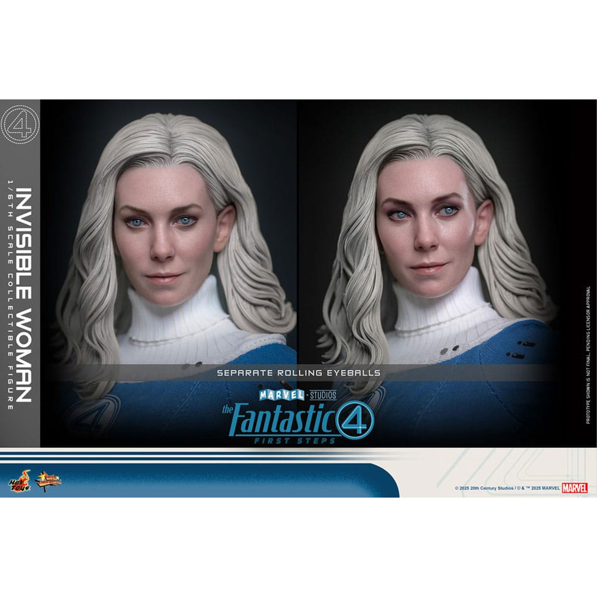The Fantastic Four: First Steps Movie Masterpiece 1/6 Invisible Woman -Action Figuuri