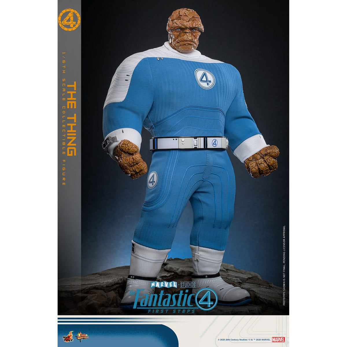 The Fantastic Four: First Steps Movie Masterpiece 1/6 The Thing -Action Figuuri