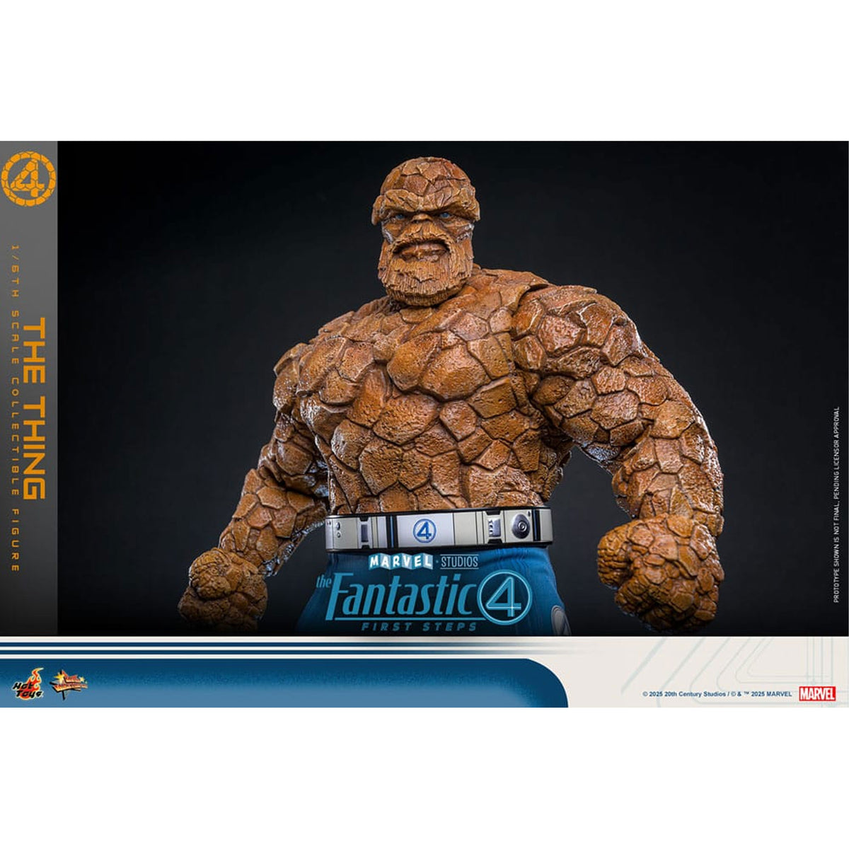 The Fantastic Four: First Steps Movie Masterpiece 1/6 The Thing -Action Figuuri
