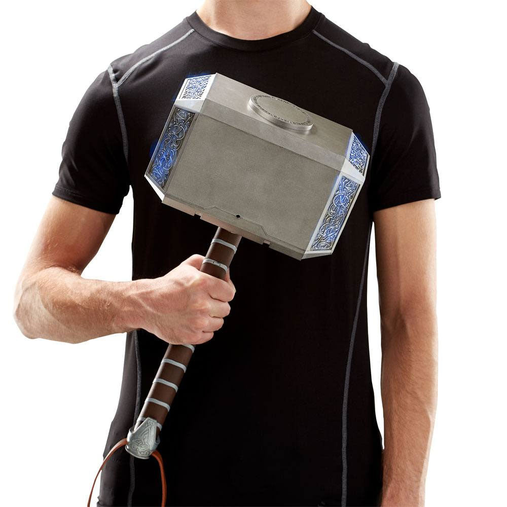 Thor Marvel Legends Articulated Electronic Hammer Mjolnir -Replica