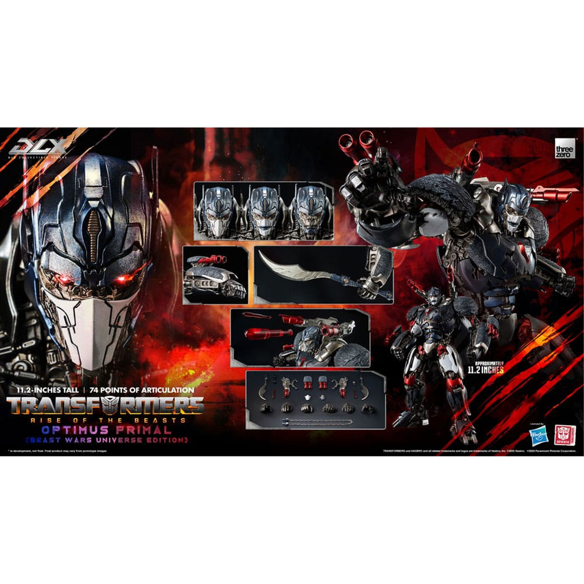 Transformers: Rise of the Beasts DLX Optimus Primal (Beast Wars Universe Edition) -Action Figure