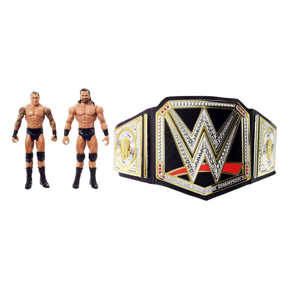 WWE Championship Playset with Doll Drew McIntyre vs. Randy Orton