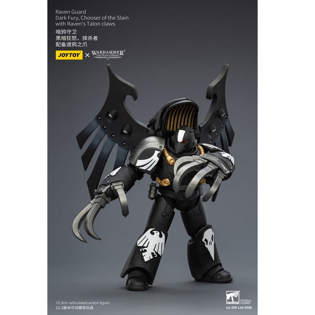 Warhammer 40,000 Raven Guard Dark Fury, Chooser of the Slain -Action Figure