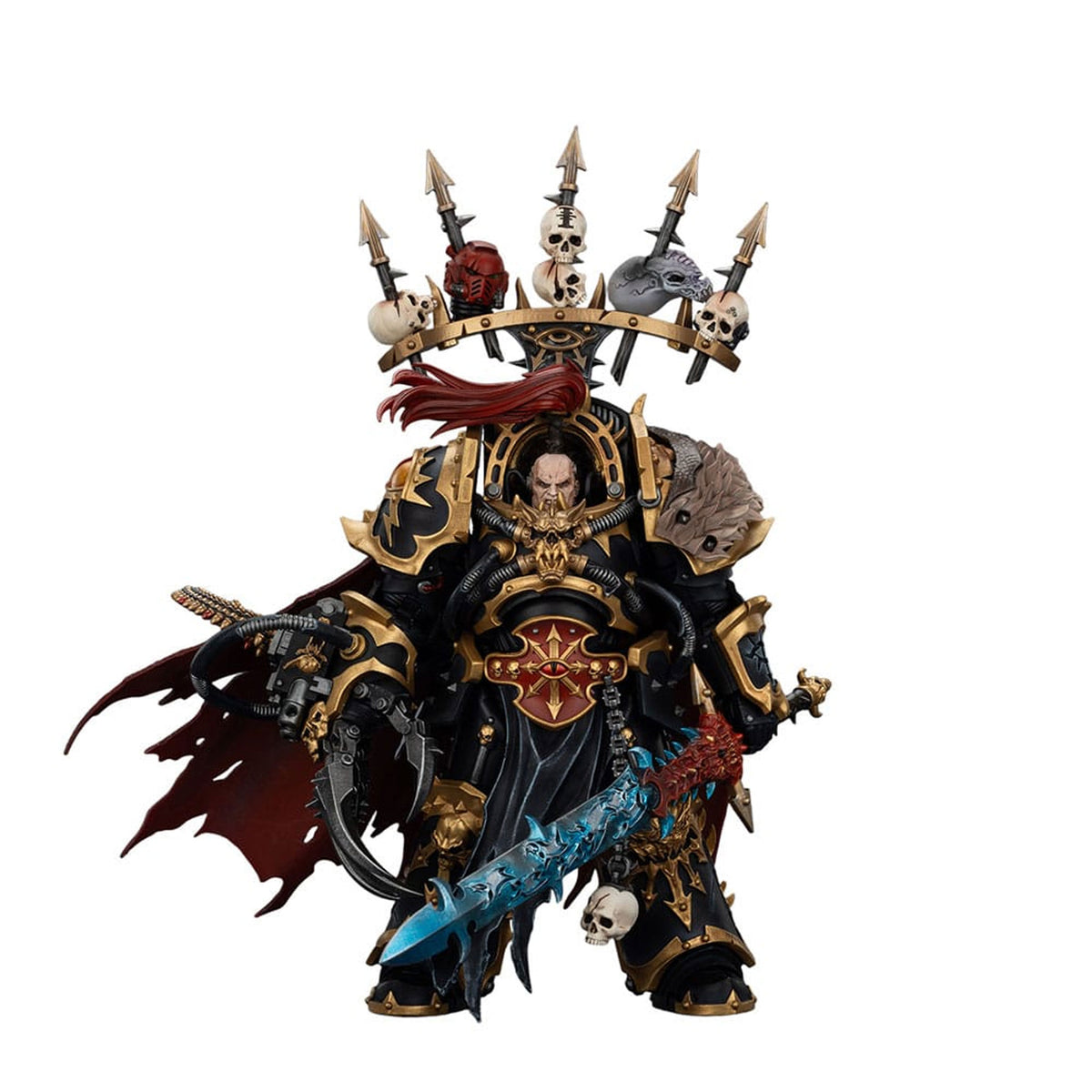 Warhammer 40,000  Black Legion Abaddon the Despoiler with Drach'nyen and the Talo -Action Figure