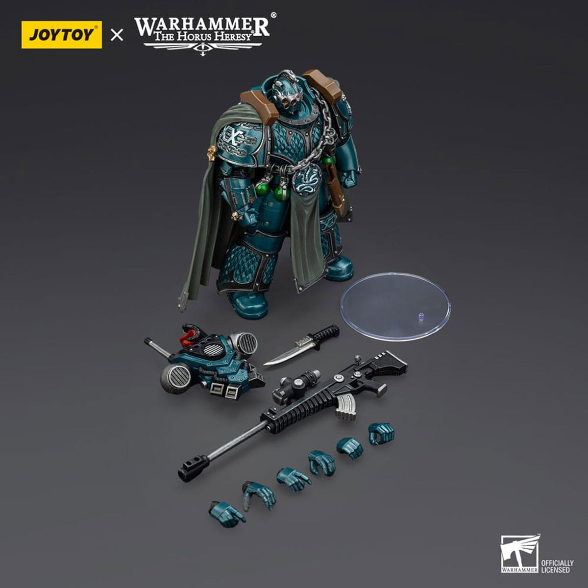 Warhammer The Horus Heresy Action Figure Alpha Legion Exodus The One Who Is Many With Sniper Rifle And Power Dagger