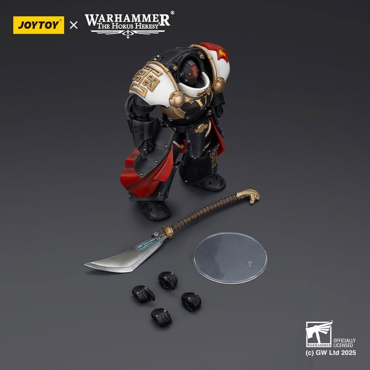 Warhammer The Horus Heresy White Scars Ebon Keshig Terminator 1 with Power Glaive -Action Figure