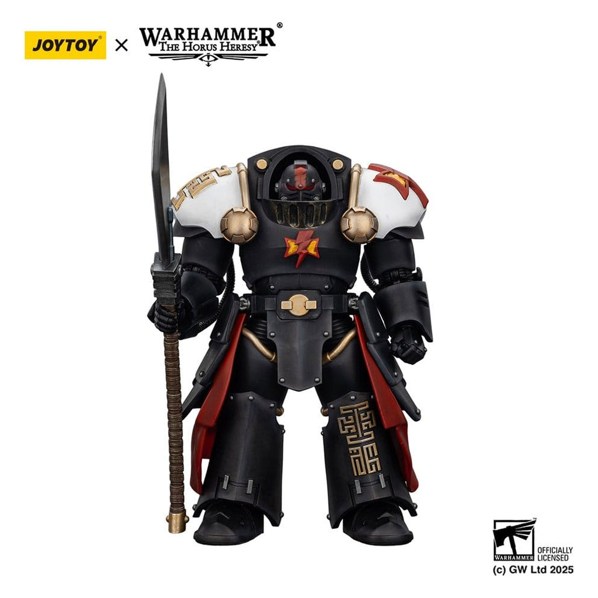Warhammer The Horus Heresy White Scars Ebon Keshig Terminator 2 with Power Glaive -Action Figure