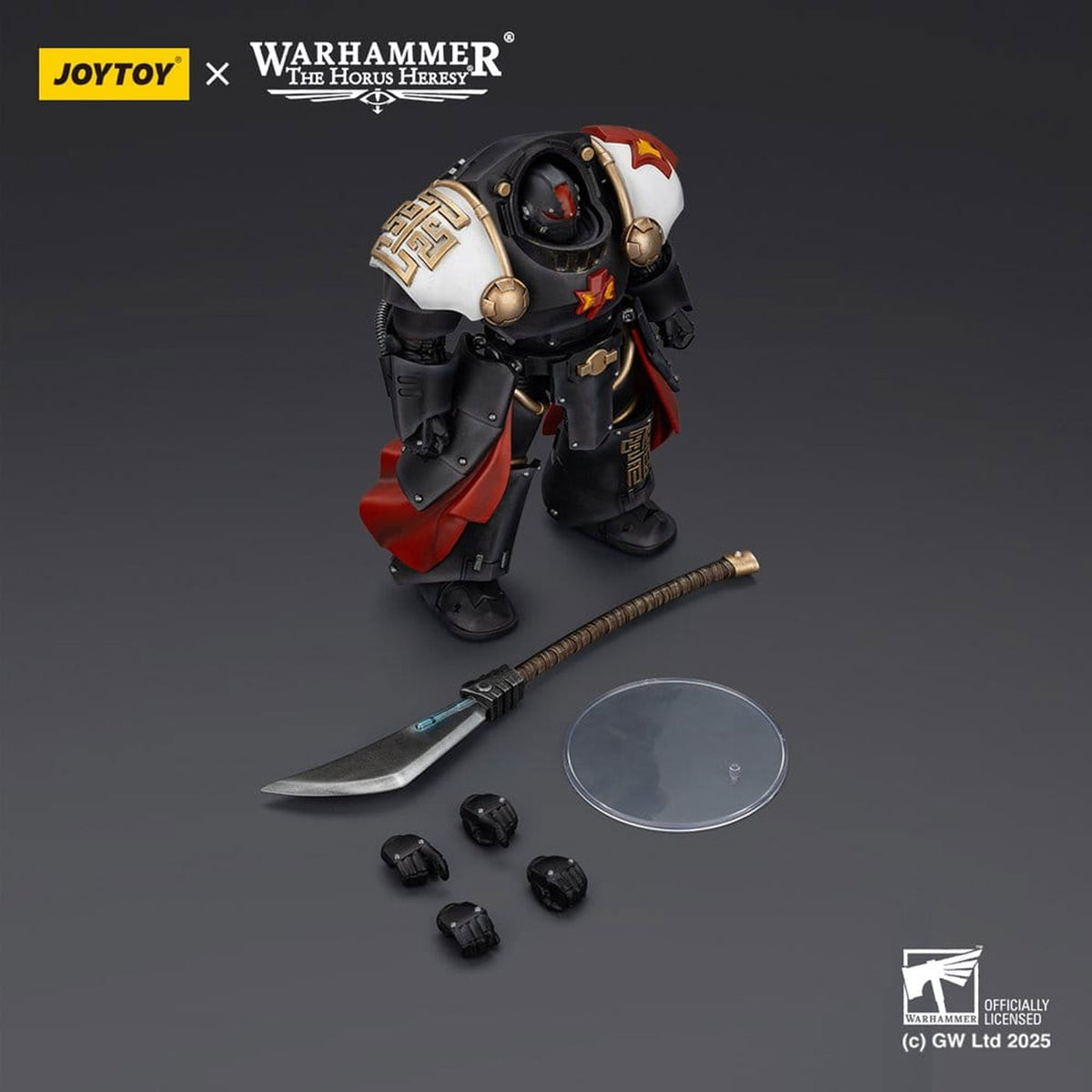 Warhammer The Horus Heresy White Scars Ebon Keshig Terminator 2 with Power Glaive -Action Figure