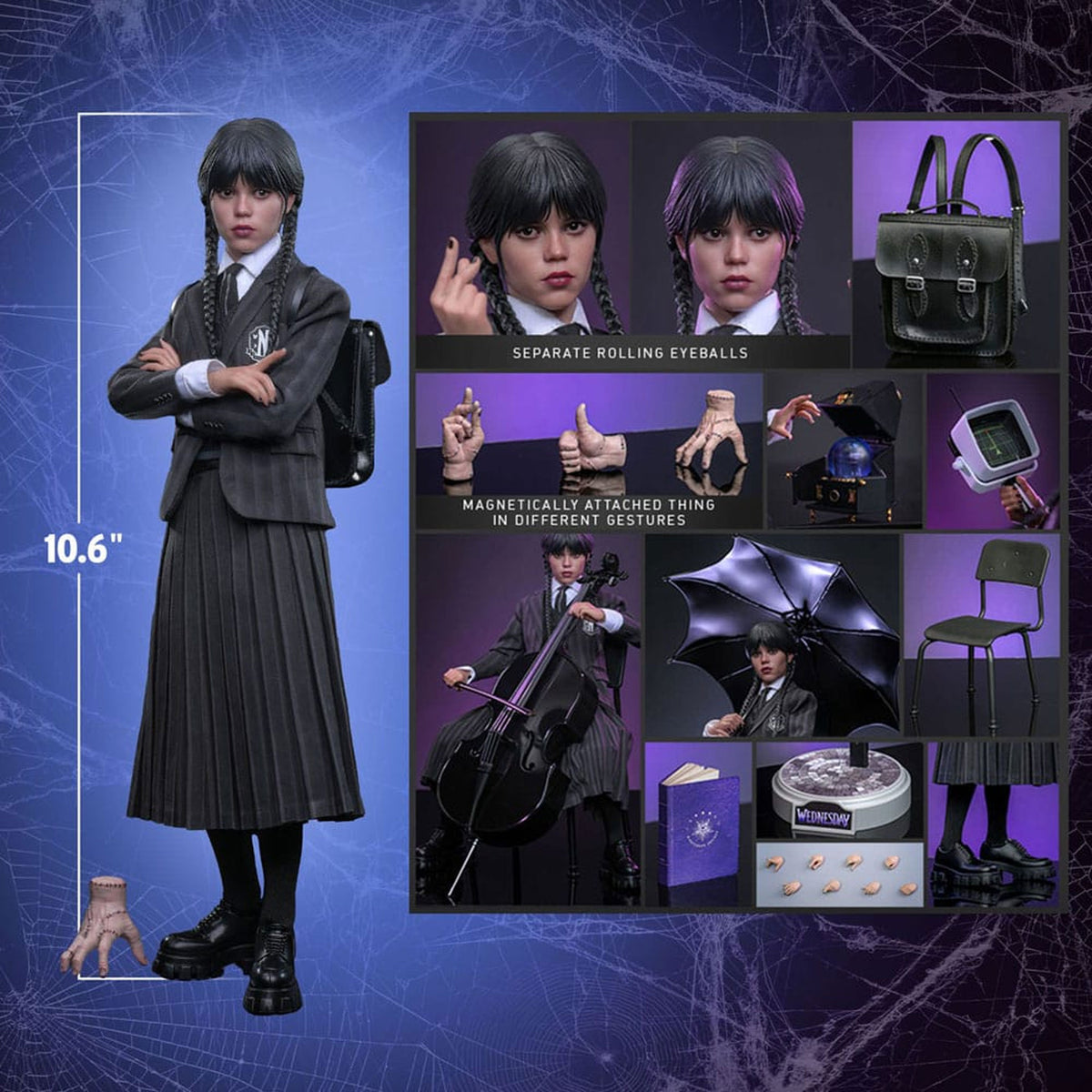 Wednesday 1/6 Wednesday -Action Figuuri