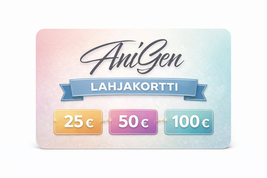 AniGen Lahjakortti – Digitaalinen lahjakortti